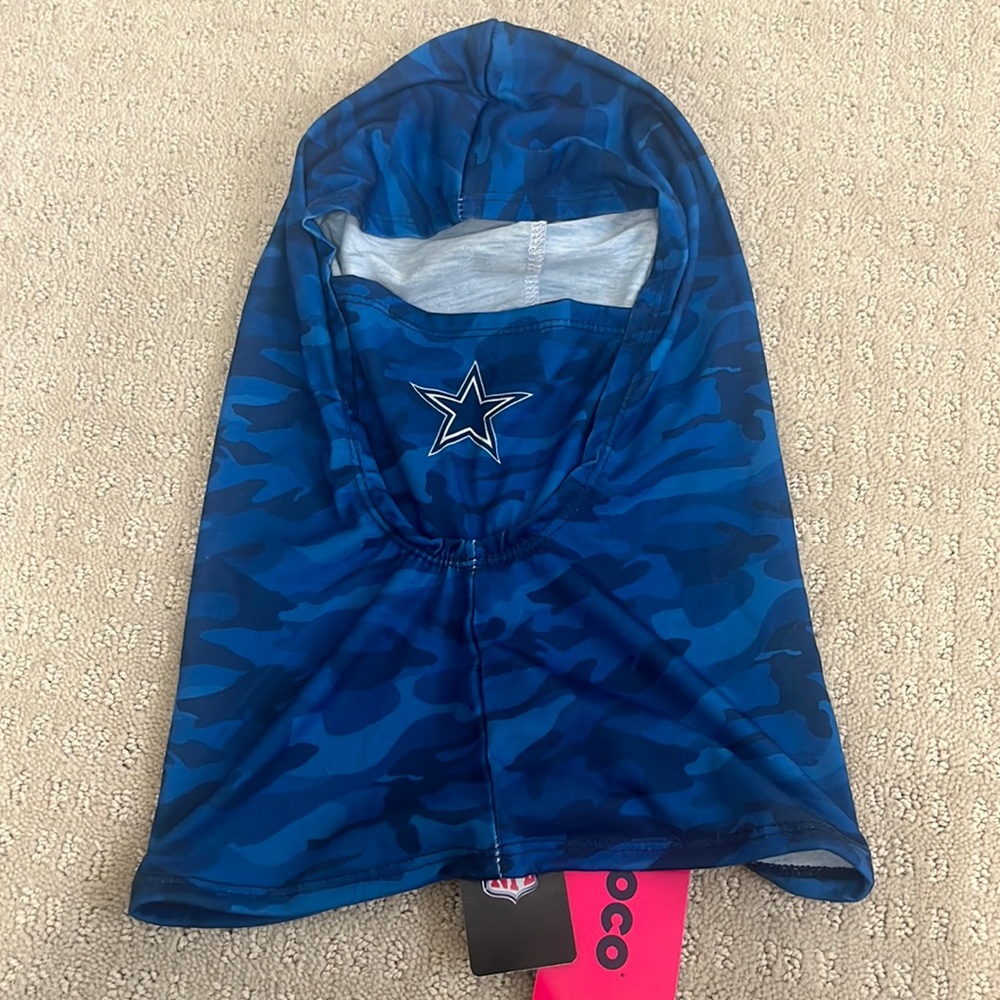 Cowboys face mask scarf